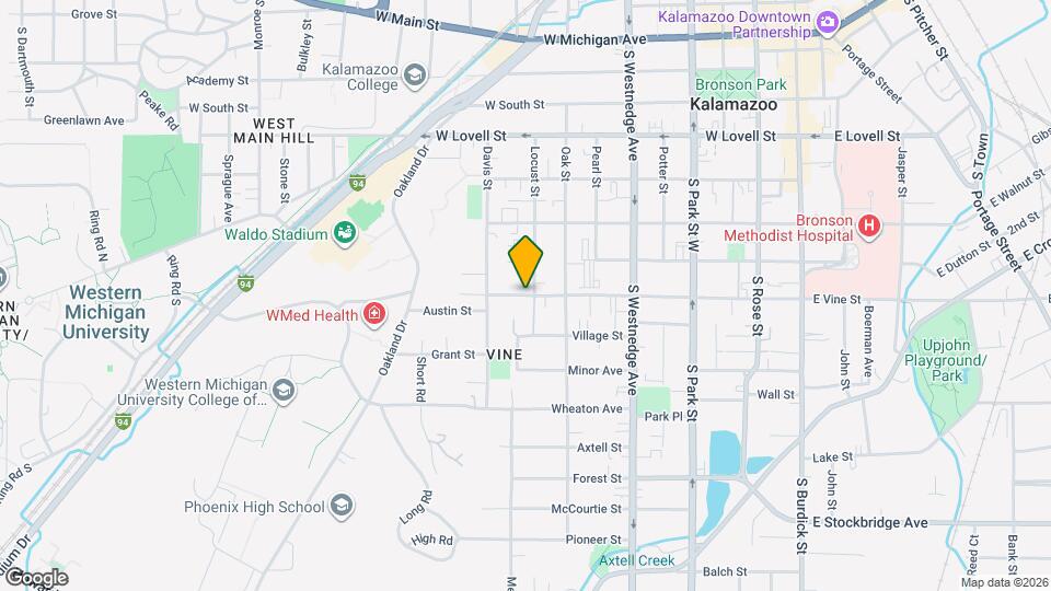 807 W Vine St Map and Location Details