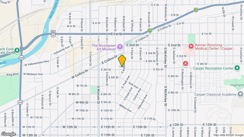 438 S Kimball St Map and Location Details