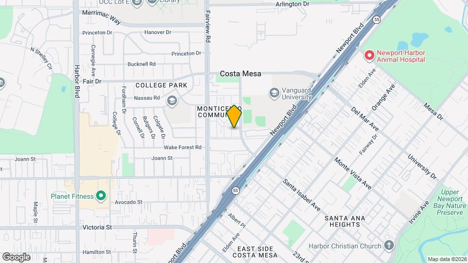 2336 Minuteman Way Mapa y Detalles de la Ubicación