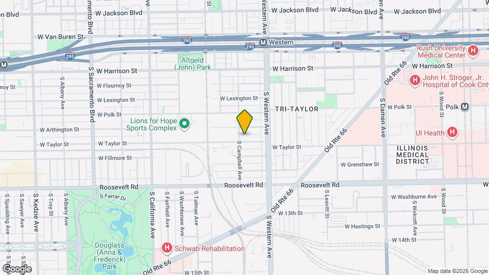 2448 W Taylor St Map and Location Details