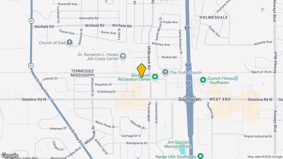 5572 Lochinvar Dr Map and Location Details