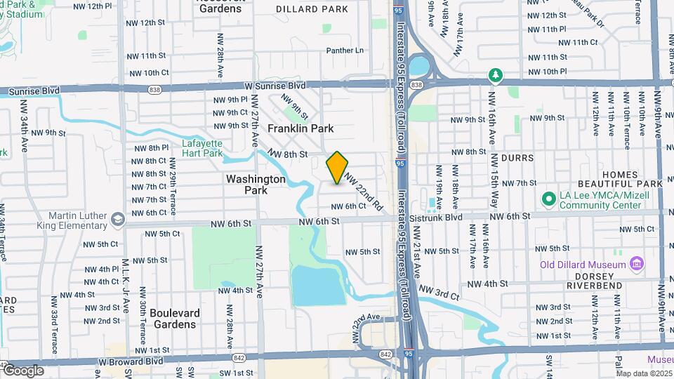 2305 NW 6th Pl Map and Location Details