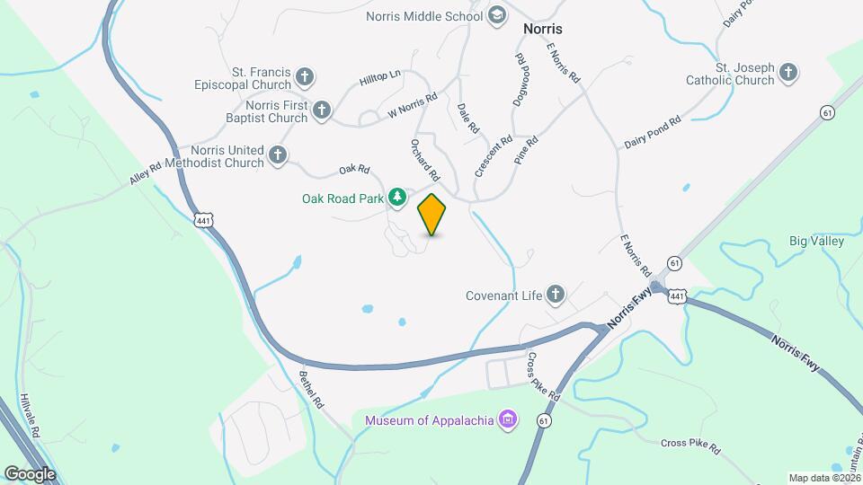 212 Oak Rd Map and Location Details