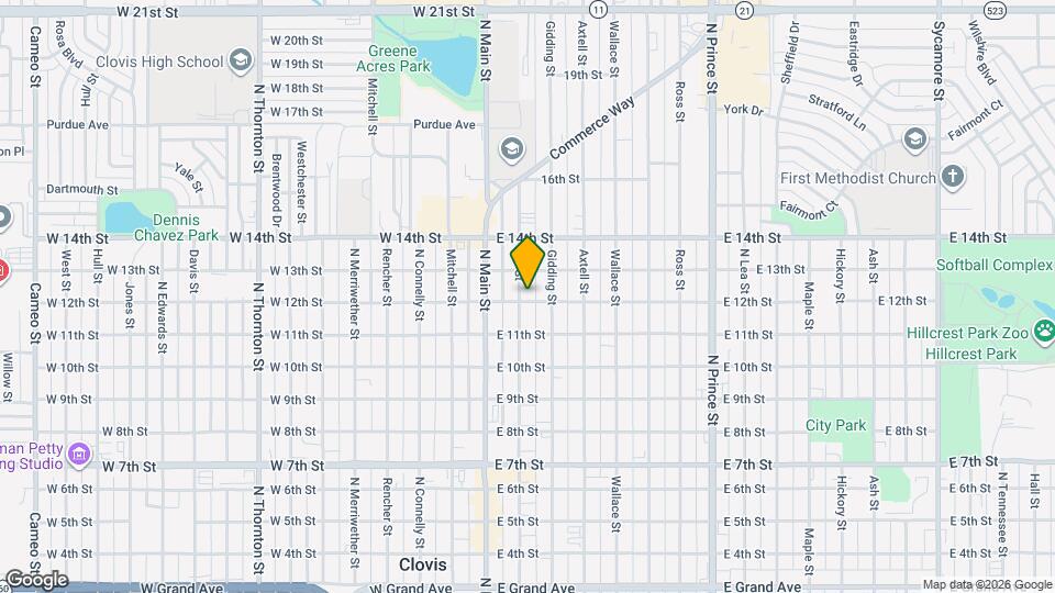 200 E 12th St Mapa y Detalles de la Ubicación
