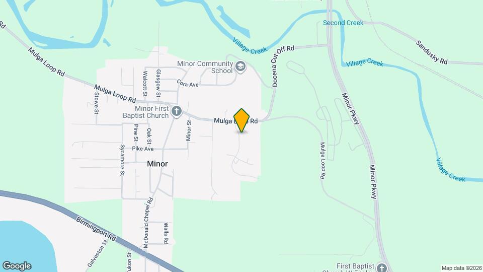 1025 Minor Dr Map and Location Details