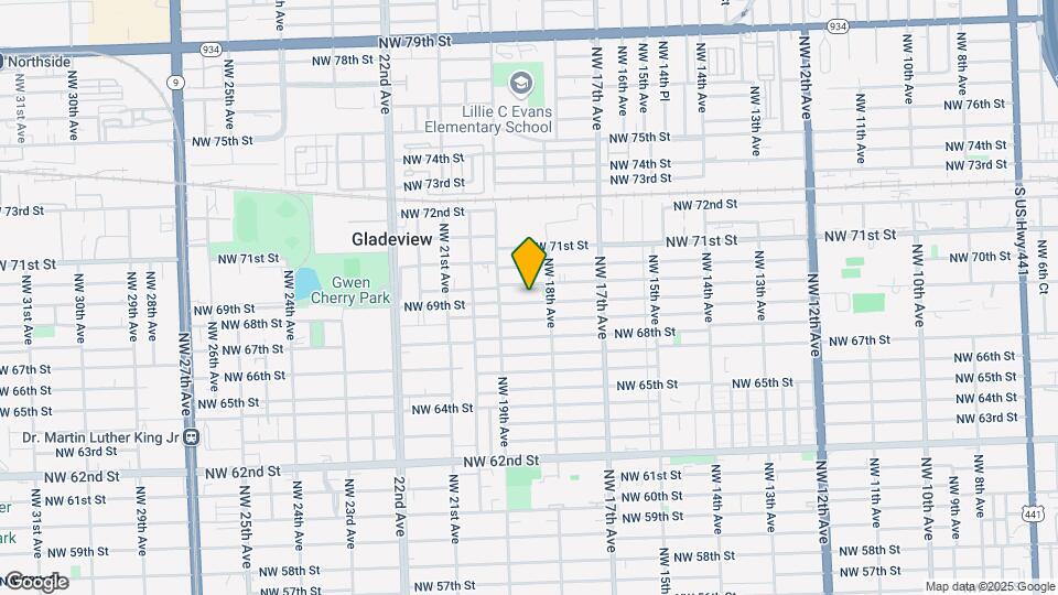 1821 NW 69th St Map and Location Details