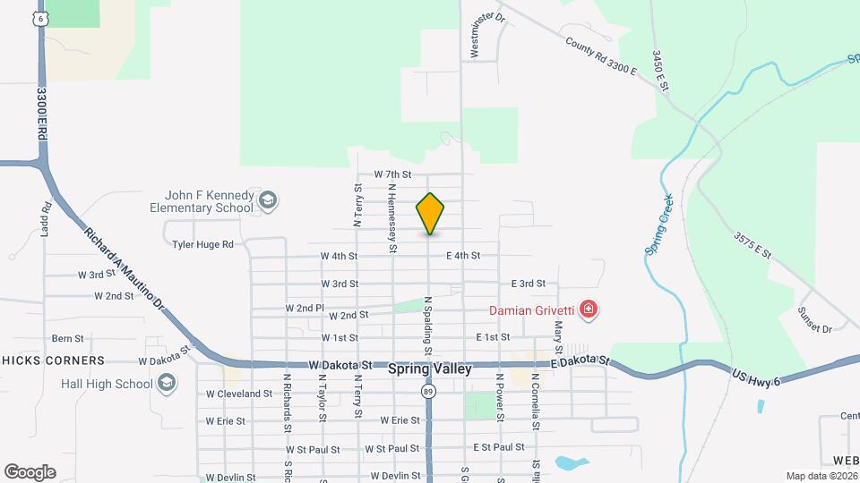 825 N Spalding St Map and Location Details