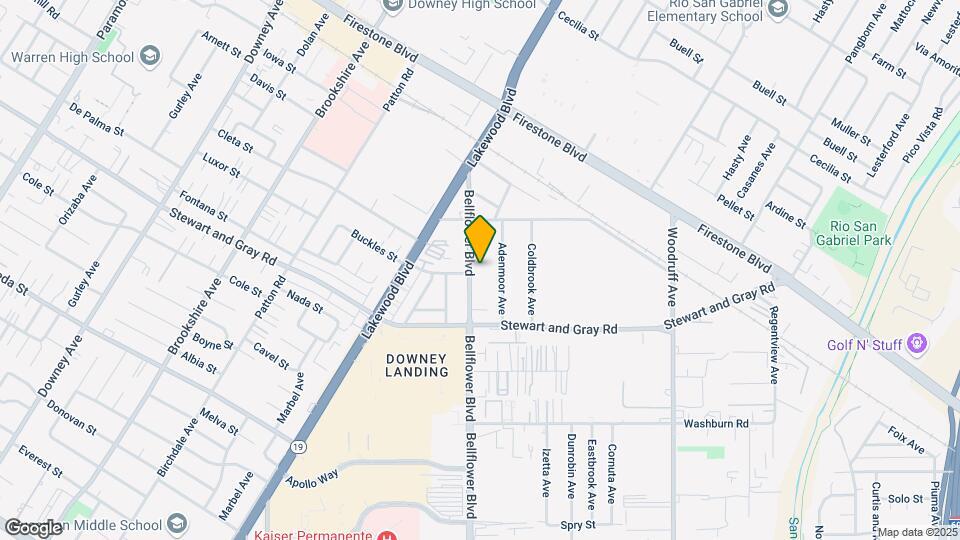 11654 Bellflower Blvd Map and Location Details