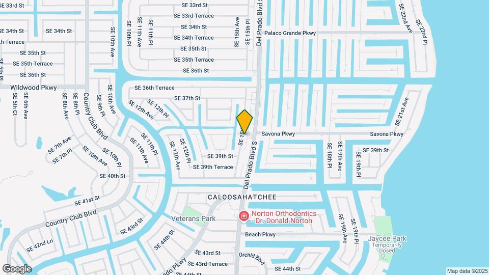 3815 SE 15th Pl Map and Location Details