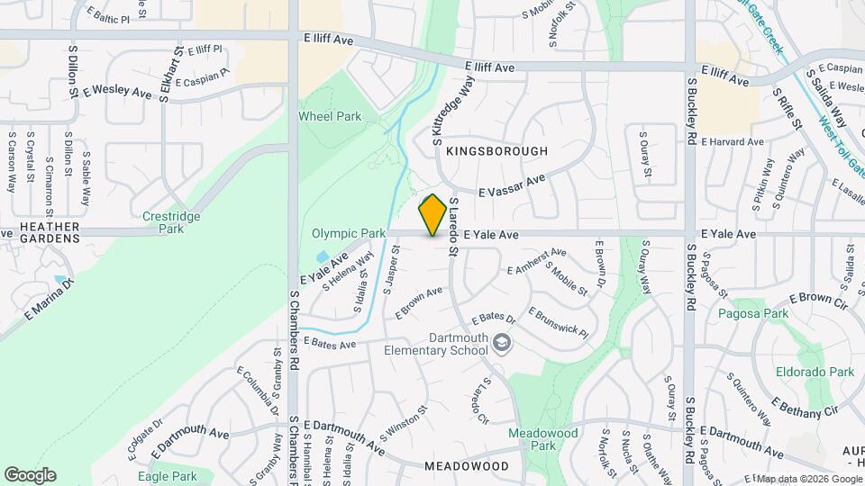 15871 E Linvale Ave Map and Location Details
