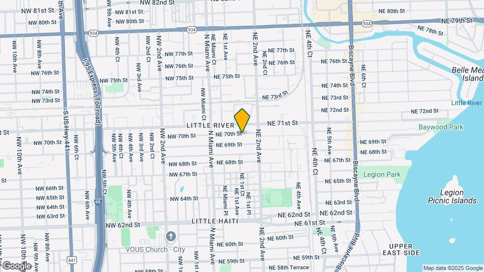 150 NE 70th St Mapa y Detalles de la Ubicación
