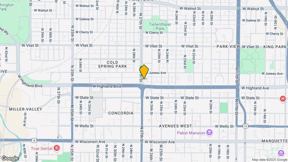 1122 N 27th St Map and Location Details