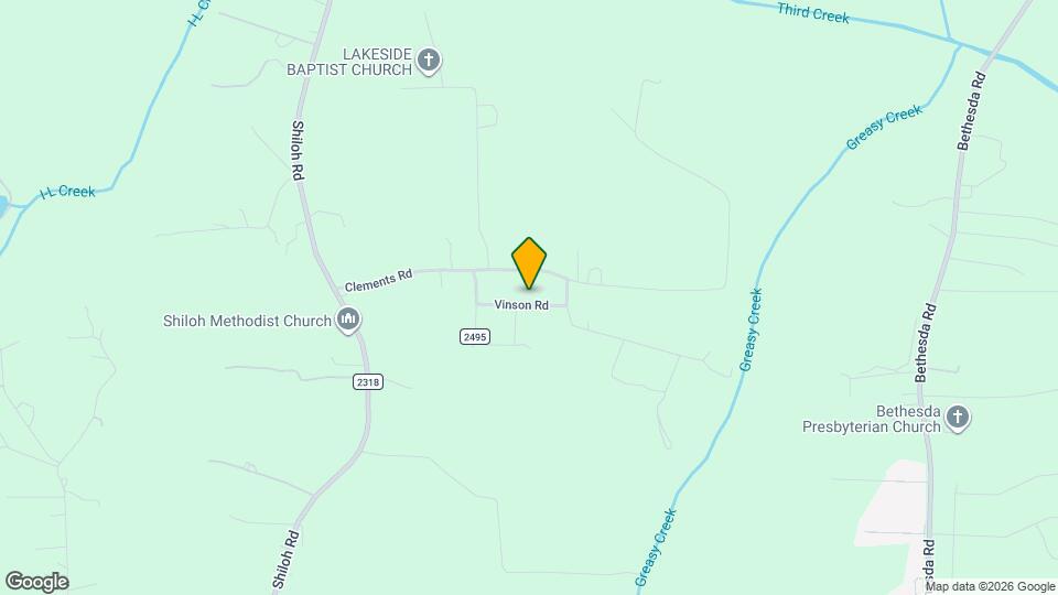 129 Vinson Rd Map and Location Details