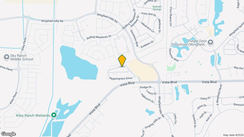 6460 Peppergrass Drive Map and Location Details