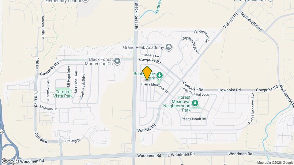 6844 Sierra Meadows Dr Map and Location Details