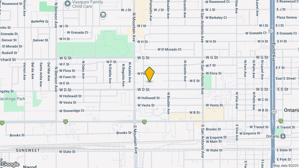 1009 W E St Map and Location Details