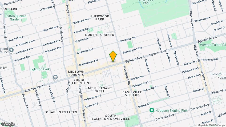 212-212 Eglinton Ave E Map and Location Details