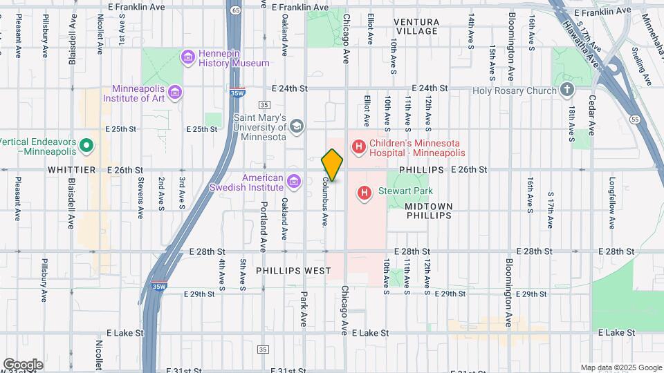 2621 Columbus Ave, Unit 2 Columbus Ave Mapa y Detalles de la Ubicación