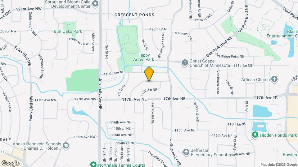 224 Oak Park Dr NE Map and Location Details