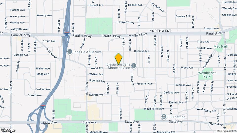3308 Wood Ave Map and Location Details