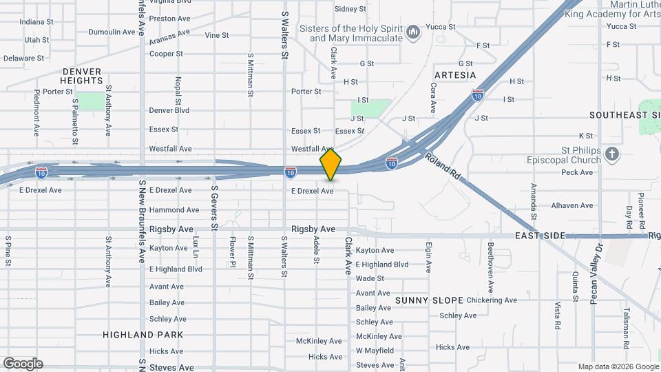 1219 E Drexel Ave Map and Location Details