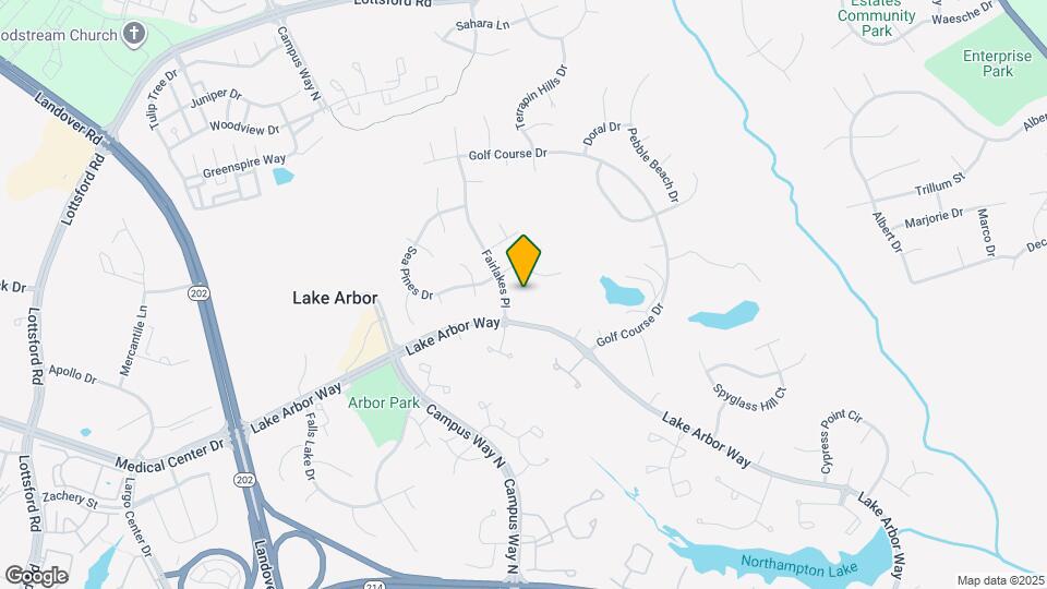 1307 Fairlakes Pl Mapa y Detalles de la Ubicación