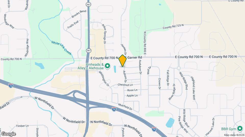 1426 Auburn Dr Map and Location Details