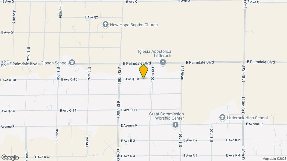 10136 E Ave Q-10 Map and Location Details