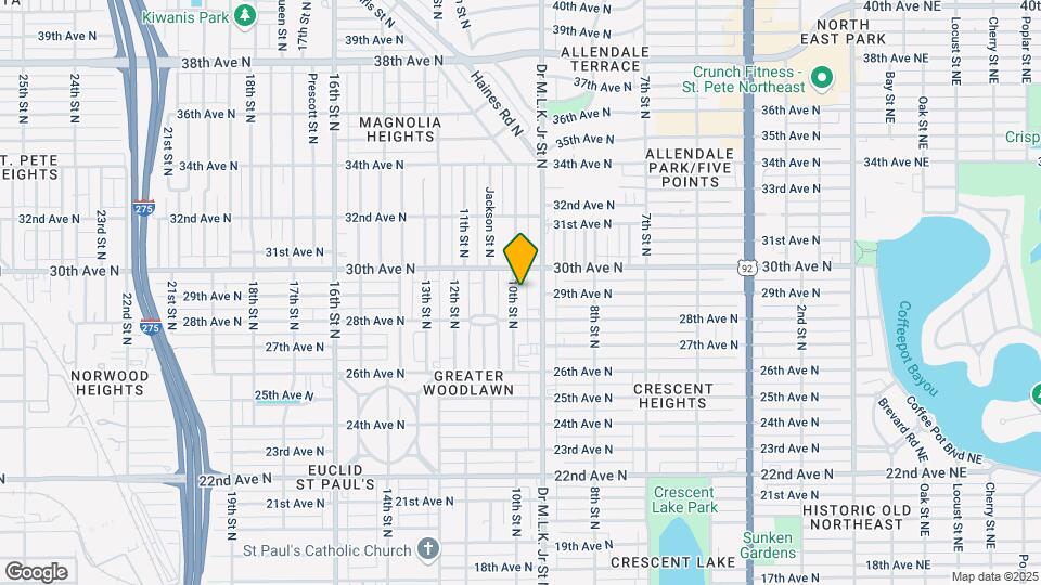 2903 10th St N Mapa y Detalles de la Ubicación