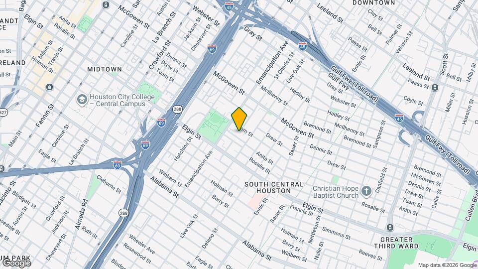 2505 Anita St Map and Location Details