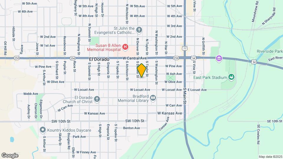 514 W Olive Ave Map and Location Details