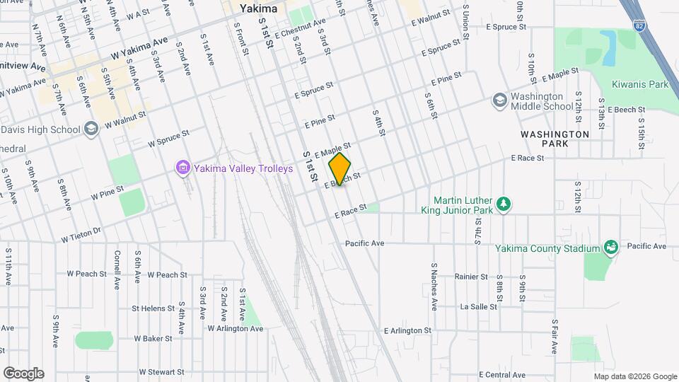 604 S 2nd St Map and Location Details