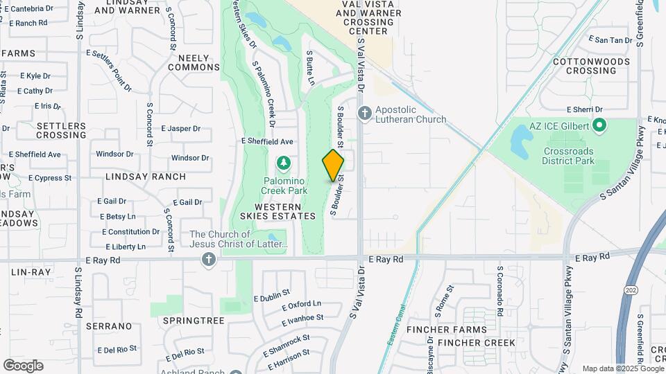 1410 S Boulder St Map and Location Details