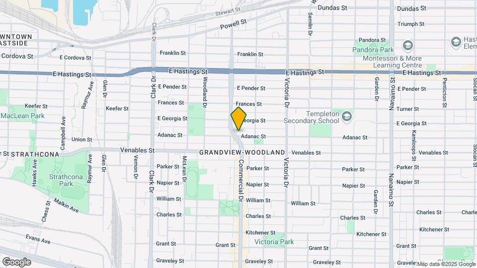 1717 Adanac St Map and Location Details