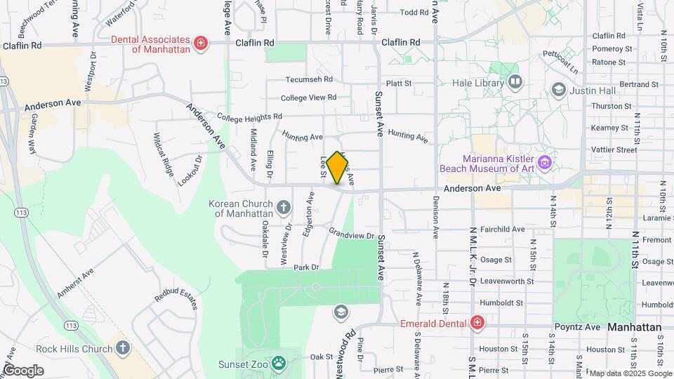 2003 Anderson Ave Map and Location Details