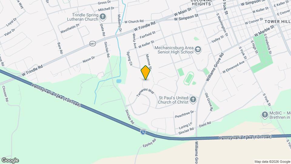 813 Spring Rock Ct Mapa y Detalles de la Ubicación