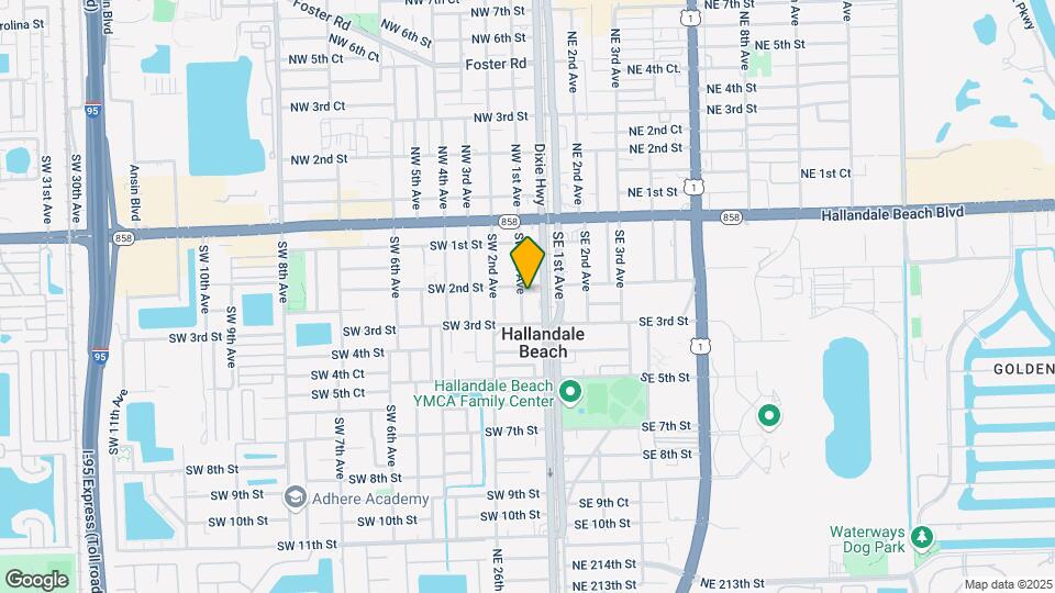 209 SW 1st Ave-Unit -1-2 Map and Location Details