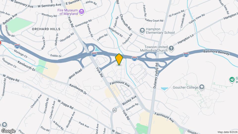 1040 Winsford Rd Map and Location Details