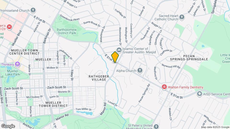 Mueller Crossing Map and Location Details