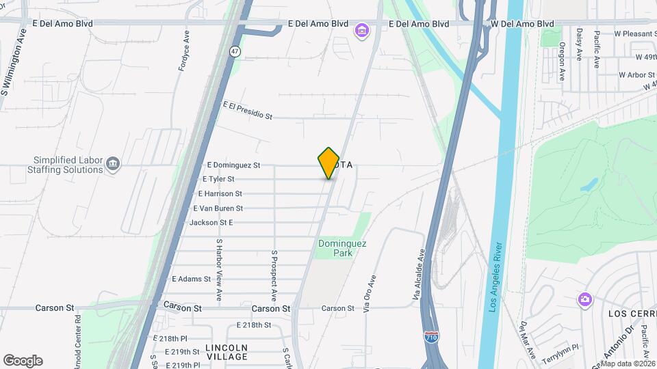 21109 S Santa Fe Ave Mapa y Detalles de la Ubicación