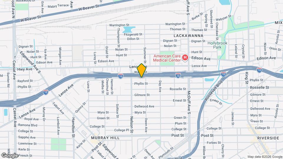 3312 Rayford St Map and Location Details
