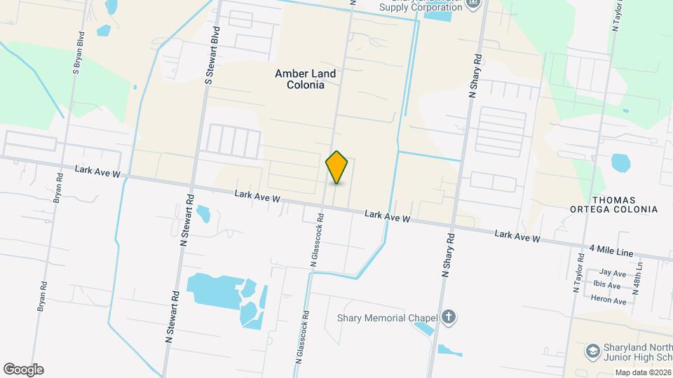 1408 S Xanthia St, Unit 3 Map and Location Details