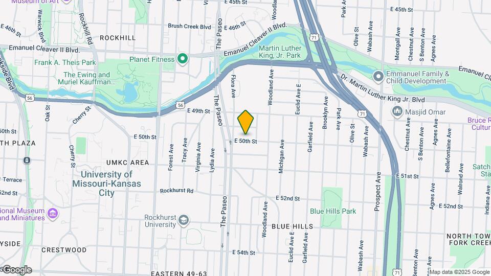 1522-1522 E 50th St Map and Location Details