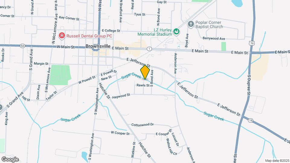 316 S Park Ave Map and Location Details