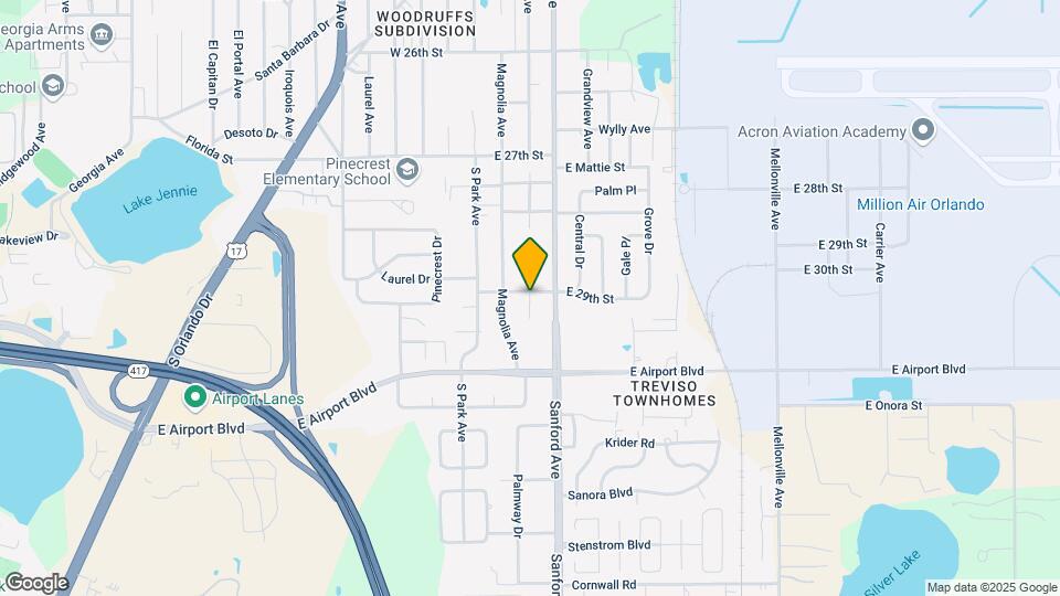2893 S Palmetto Ave Map and Location Details