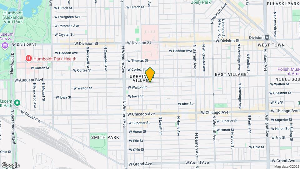 2234 W Walton St, Unit M02B Map and Location Details