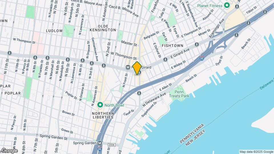 1142 Frankford Ave Map and Location Details