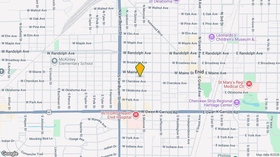 710 W Cherokee Ave Map and Location Details