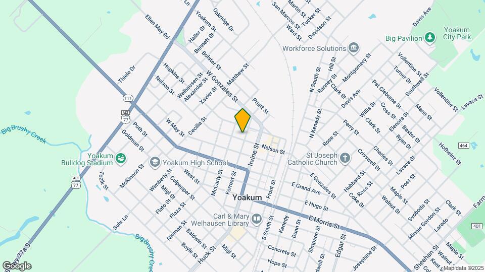 401 Nelson St Map and Location Details