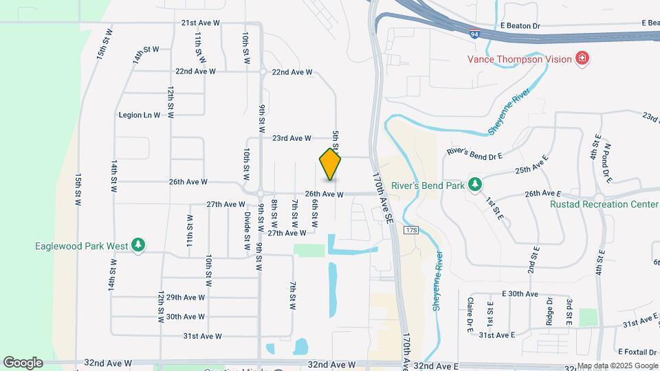 2580 5th St W Map and Location Details